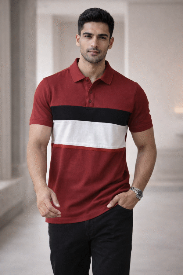 Maroon Polo T-Shirt