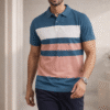 Teal Blue Polo T-Shirt