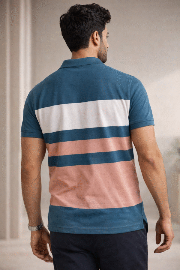 Teal Blue Polo T-Shirt