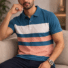 Teal Blue Polo T-Shirt