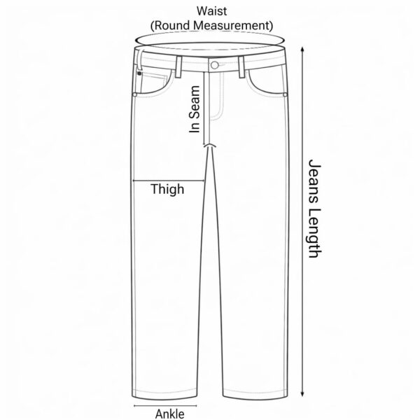 Vintage Mid Blue Slim Fit Denim Jeans