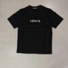 Black Embossed Logo Slim Fit Half Sleeve T-shirt
