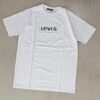 White Embossed Logo Slim Fit Half Sleeve T-shirt