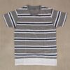 Grey Striped Round Neck T-Shirt