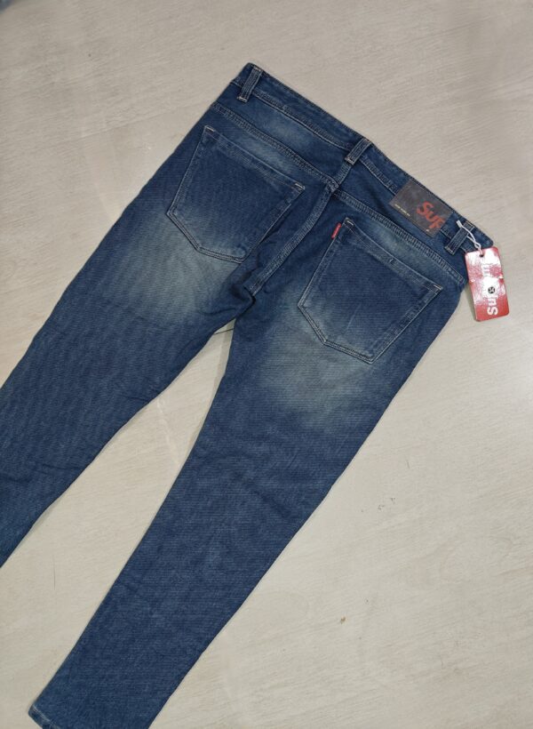 Vintage Mid Blue Slim Fit Denim Jeans