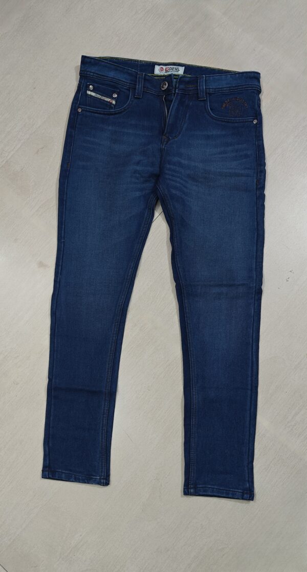 Dark Blue Slim Fit Denim Jeans
