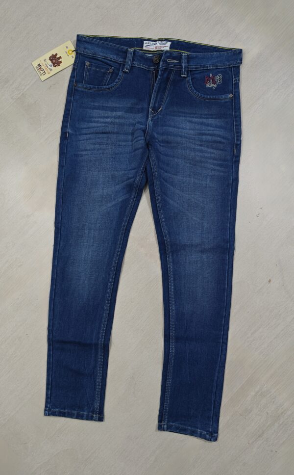 Dark Blue Slim Fit Denim Jeans