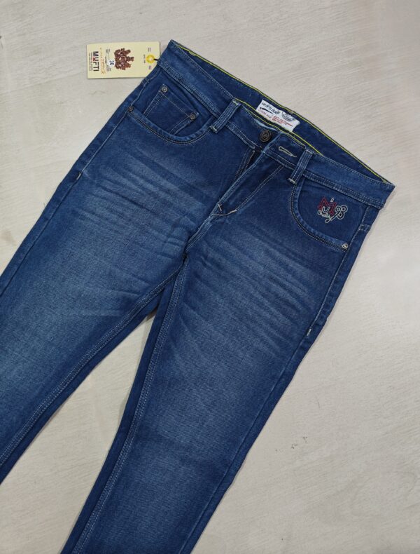 Dark Blue Slim Fit Denim Jeans
