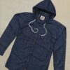Dark Blue Casual Fake Denim Shirt