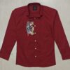 Red Tiger Patch Designer Shirt
