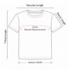 Size Chart Black Embossed Logo Slim Fit Half Sleeve T-shirt