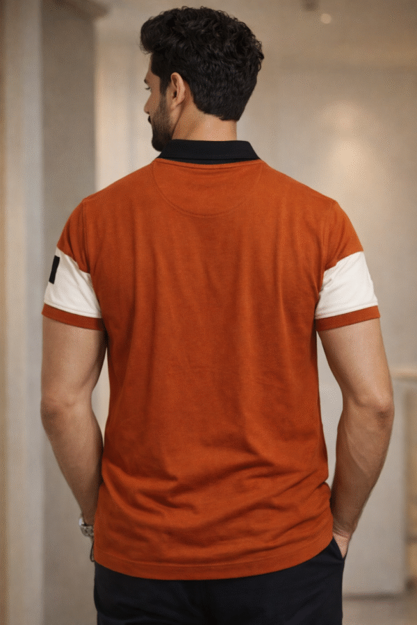 Rust Orange Polo T-Shirt