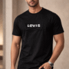 Black Embossed Logo Slim Fit Half Sleeve T-shirt