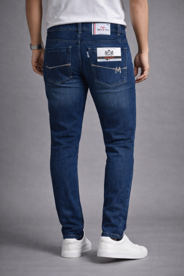 Dark Blue Slim Fit Denim Jeans