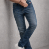Vintage Mid Blue Slim Fit Denim Jeans