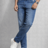 Light Blue Faded Slim Fit Denim Jeans