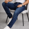 Dark Blue Slim Fit Denim Jeans