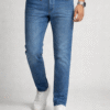 Light Blue Faded Slim Fit Denim Jeans
