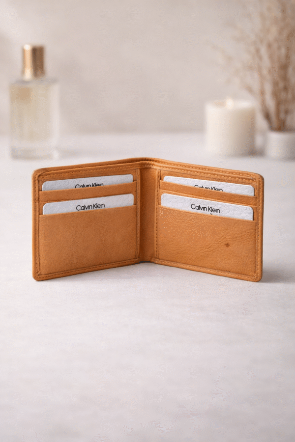 Tan Brown Men’s Premium Wallet – Elegant & Minimal