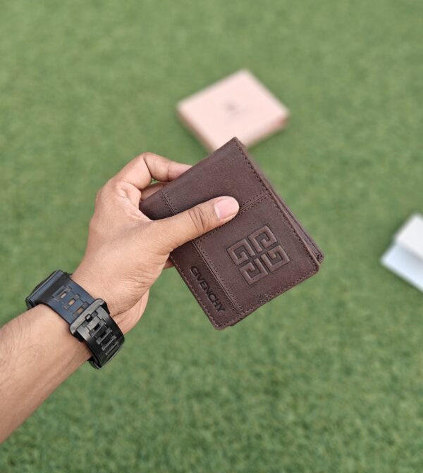 Dark Brown Men's Leather Wallet-Stylish & Durable