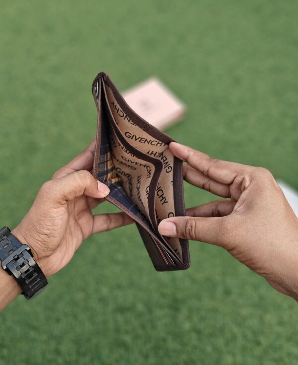 Dark Brown Men's Leather Wallet-Stylish & Durable