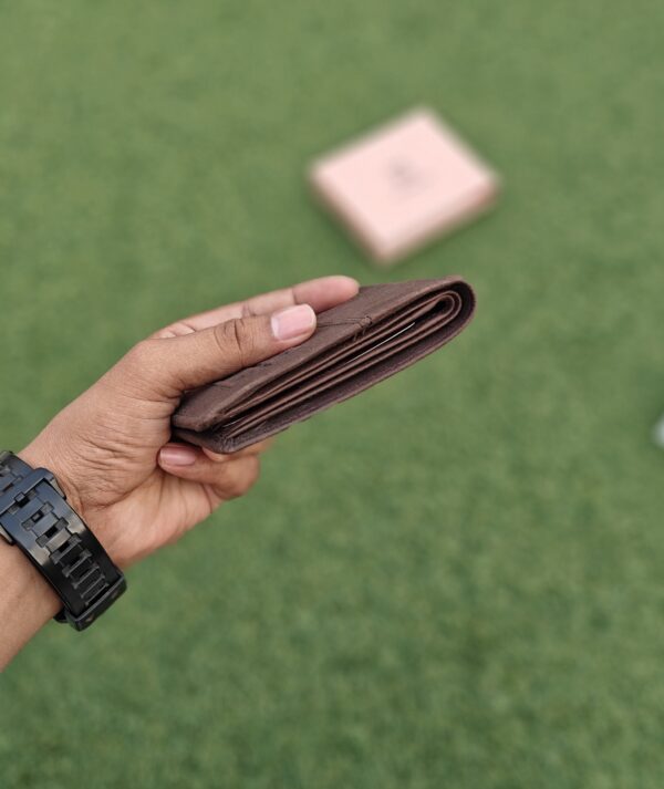Dark Brown Men's Leather Wallet-Stylish & Durable