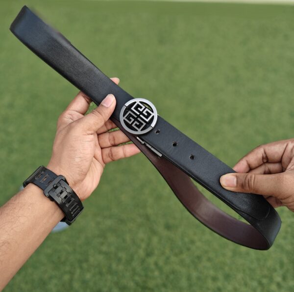 Men’s Reversible Leather Belt – Automatic Buckle