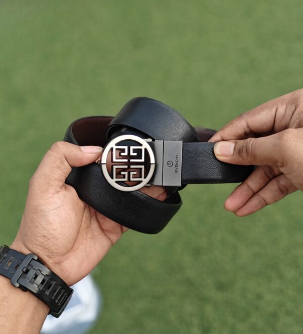 Men’s Reversible Leather Belt – Automatic Buckle