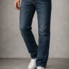 Indigo Blue Straight Fit Jeans