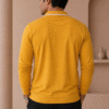 Mustard Yellow Full Sleeve Polo T-Shirt
