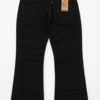 Black Plain Bootcut Jeans