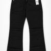 Black Plain Bootcut Jeans