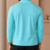 Mint Green Full Sleeve Polo T-Shirt