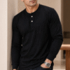 Black Full Sleeve Band Caller T-Shirt