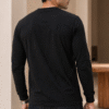 Black Full Sleeve Band Caller T-Shirt