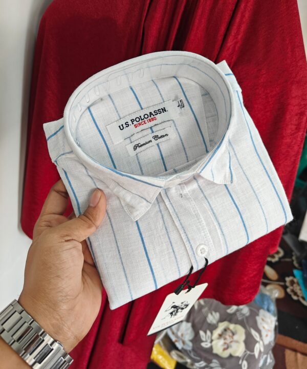 PREMIUM COTTON LINEN FULL SLEEVE SHIRT