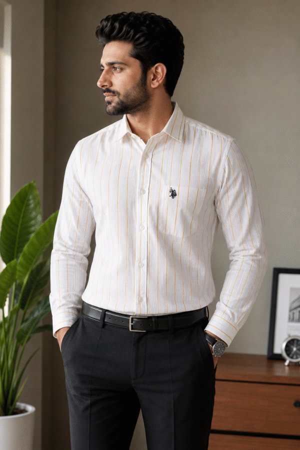 PREMIUM COTTON LINEN FULL SLEEVE SHIRT