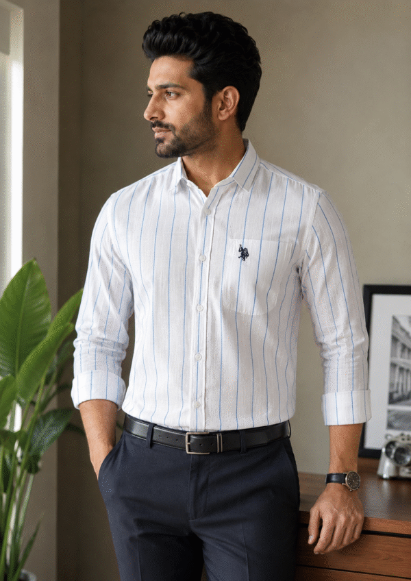 PREMIUM COTTON LINEN FULL SLEEVE SHIRT